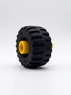 LEGO DUPLO Toolo Rad Connector gelb & Reifen schwarz 6290c00 6292 Ersatzteil - nerdyvana.com