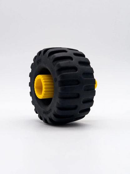 LEGO DUPLO Toolo Rad Connector gelb & Reifen schwarz 6290c00 6292 Ersatzteil - nerdyvana.com