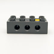LEGO DUPLO Toolo Technikstein 2x4 76057 Schraube gelb 31184c01 dunkelgrau - nerdyvana.com