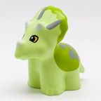 LEGO DUPLO Triceratops Dinosaurier Tier Grün Baby Dino 37063c02pb01 - nerdyvana.com