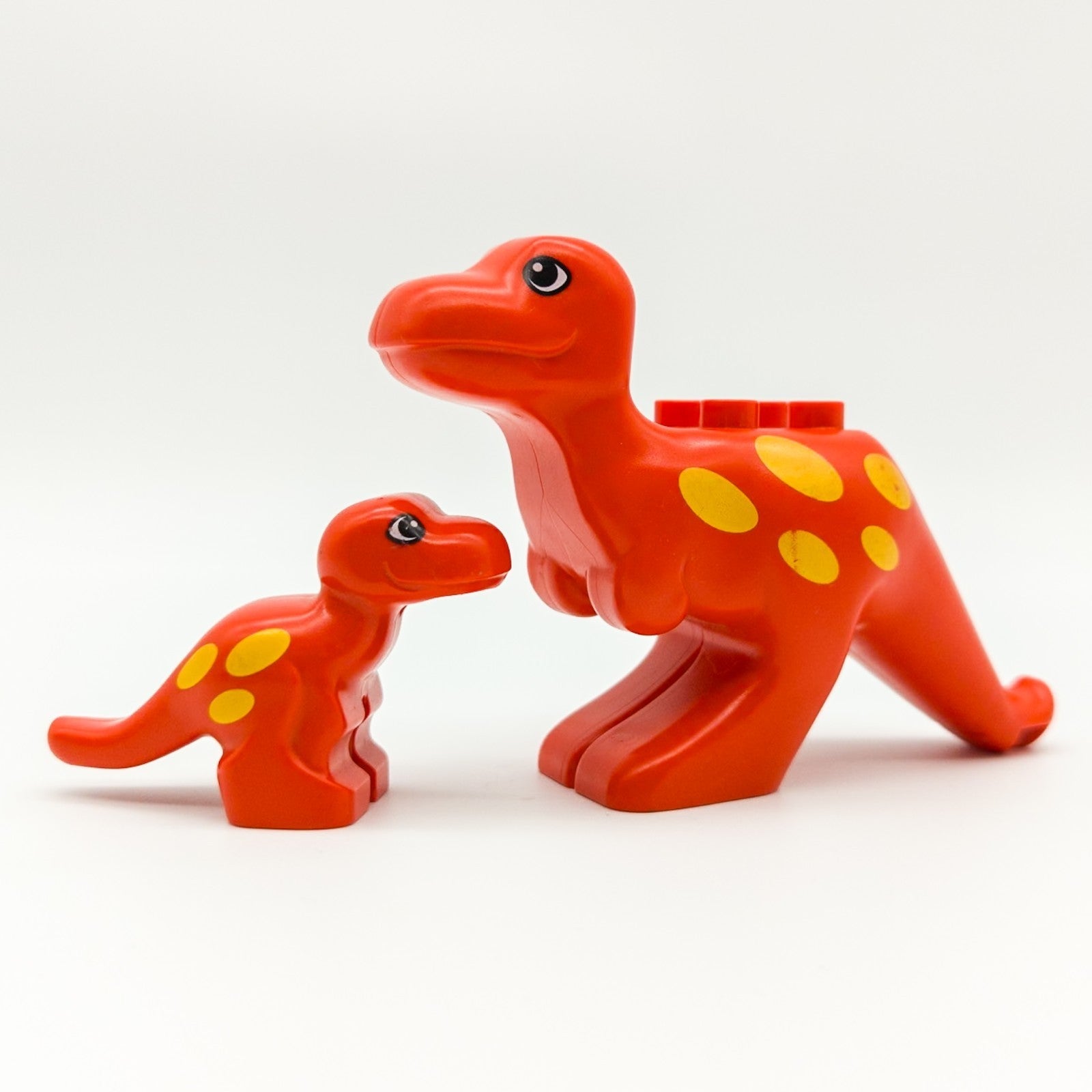 LEGO DUPLO Tyrannosaurus Rex Dinosaurier Set rot mit Baby Dino nerdycustom MOC Zweitbild