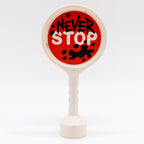 LEGO DUPLO Verkehrsschild Kelle NEVER STOP GO FOR IT Race Graffiti Art 41759pb01 - nerdyvana.com