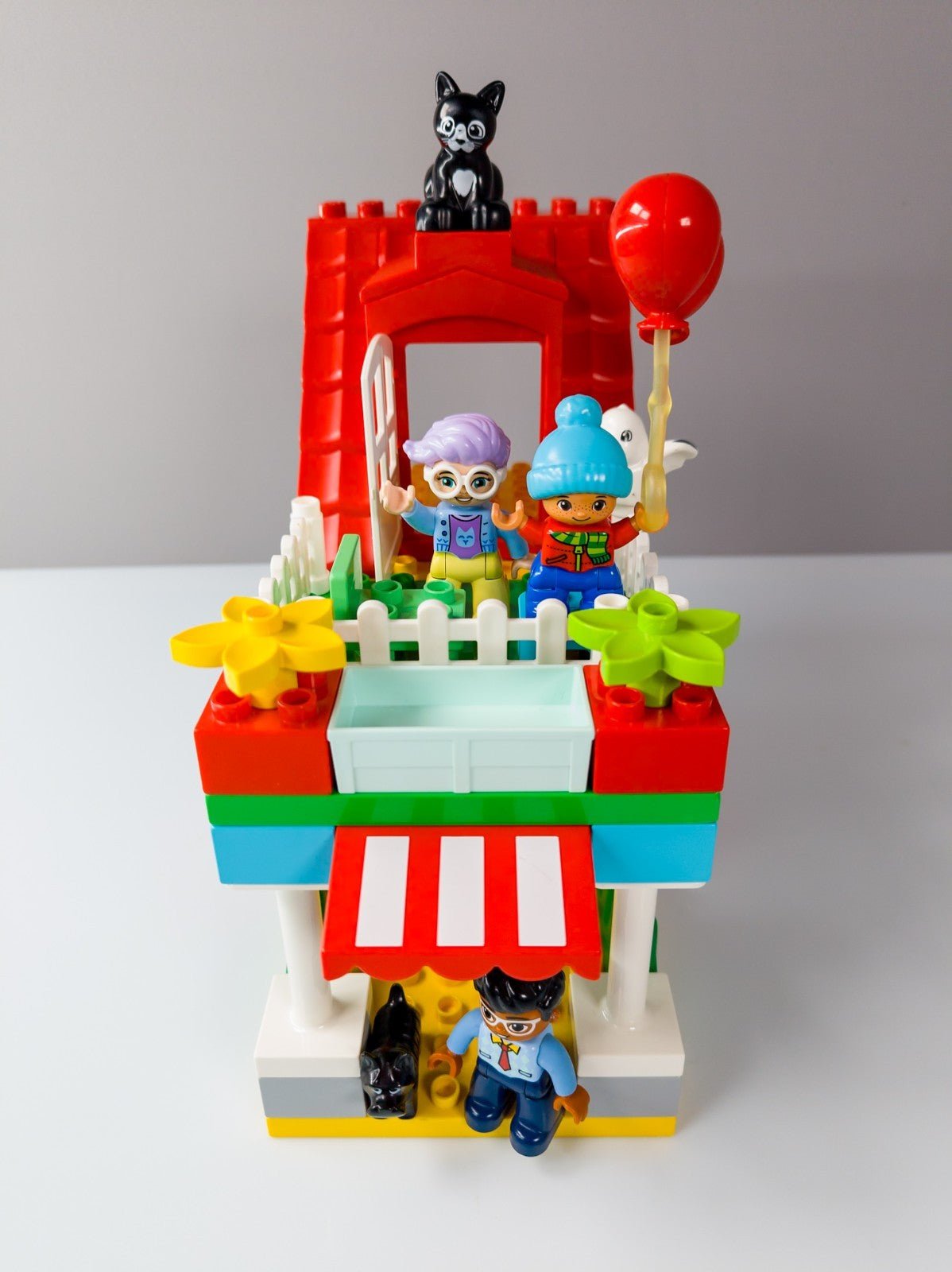 LEGO DUPLO Villa Familienhaus mit Figuren, Tieren, Zubehör nerdycustom MOC Zweitbild