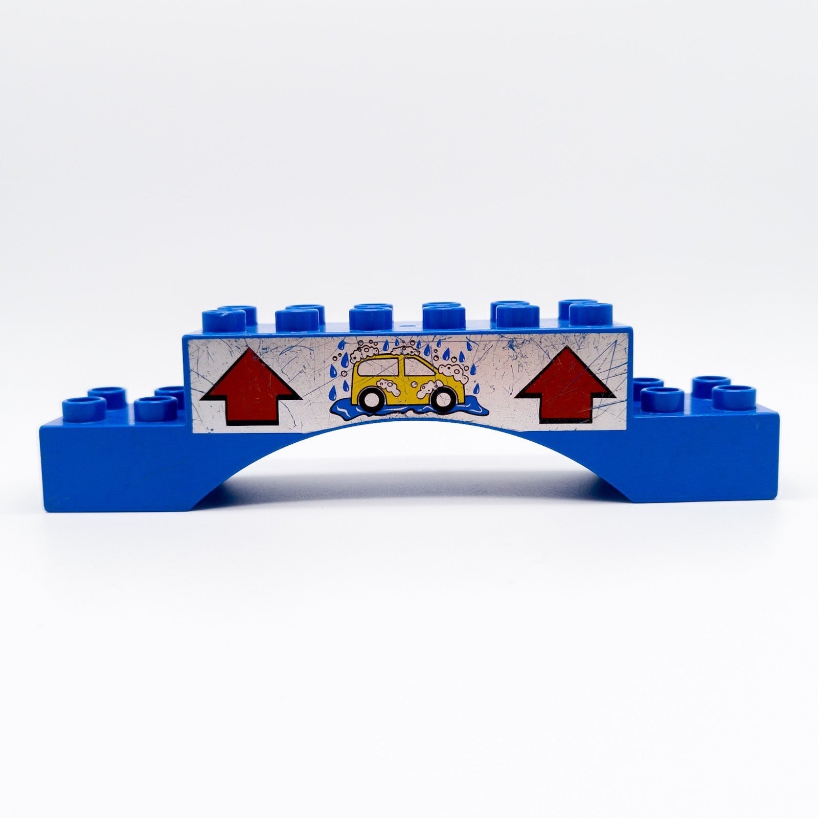 LEGO DUPLO Waschanlage Bogenstein Waschstraße Auto blau bespielt 5696 51704pb04 - nerdyvana.com Hauptbild
