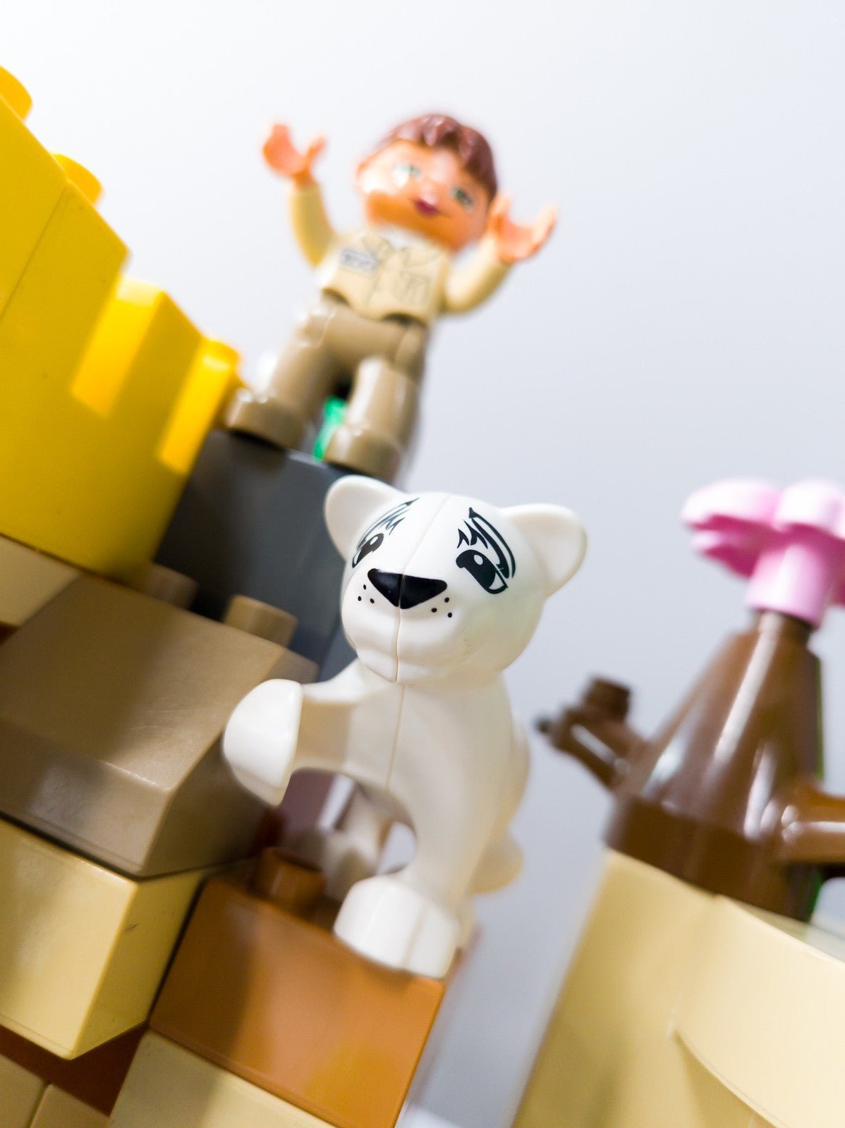 LEGO DUPLO XXL Zoo Tiere Figuren 3D Felsen Grundplatten Wasser Eis nerdycustom - nerdyvana.com