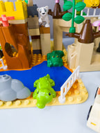 LEGO DUPLO XXL Zoo Tiere Figuren 3D Felsen Grundplatten Wasser Eis nerdycustom - nerdyvana.com