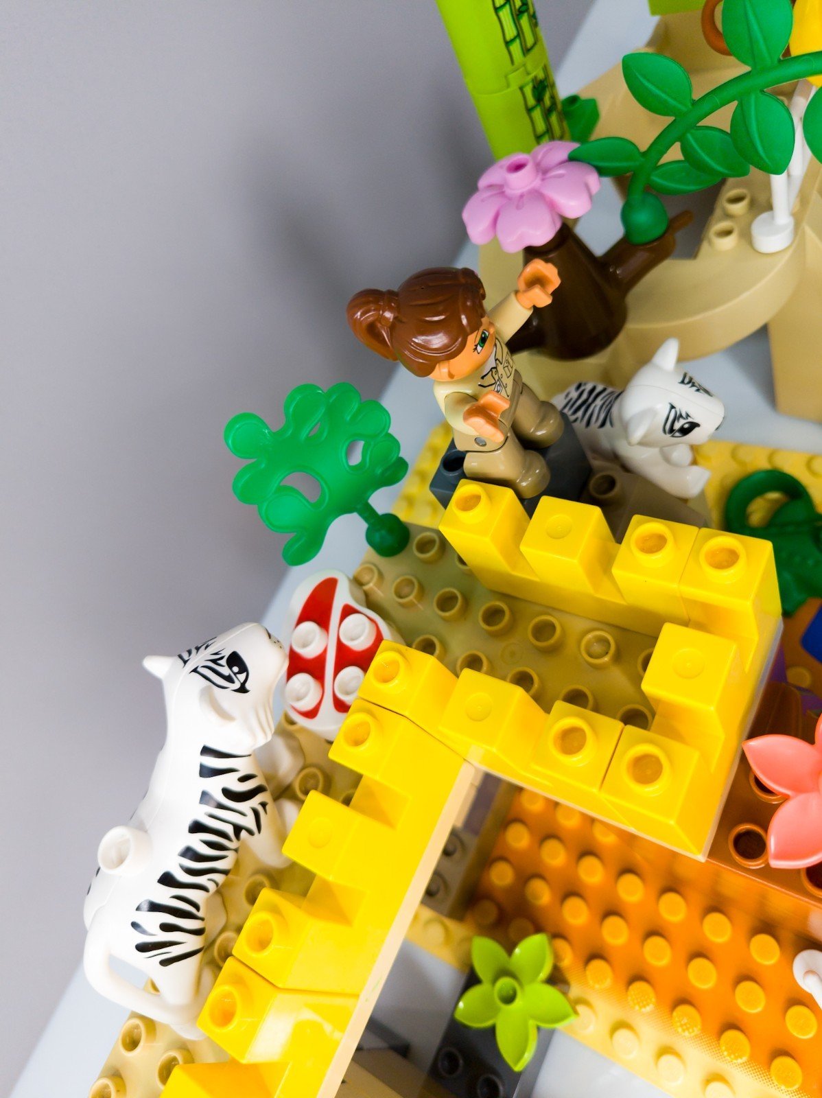 LEGO DUPLO XXL Zoo Tiere Figuren 3D Felsen Grundplatten Wasser Eis nerdycustom - nerdyvana.com