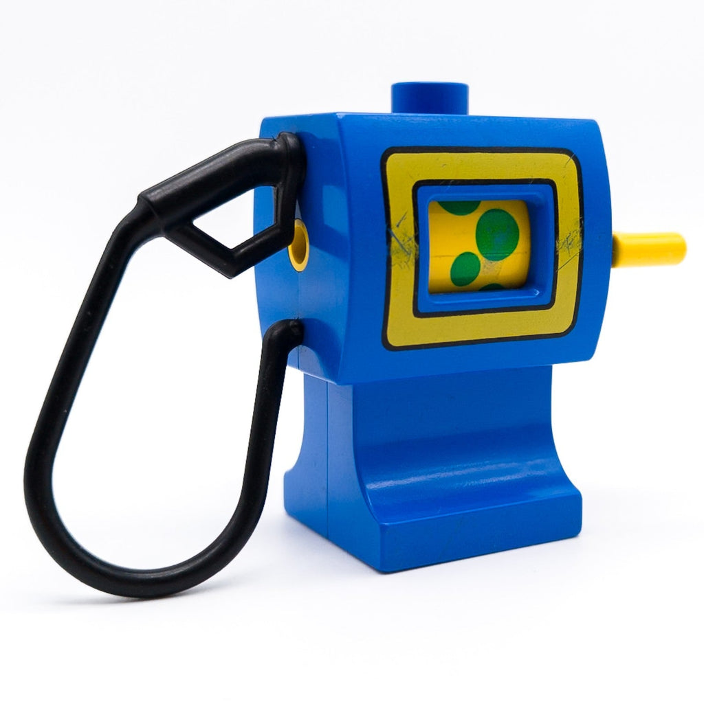 LEGO DUPLO Zapfsäule für Tankstelle mit Zapfpistole und Kurbel blau dpumpc01pb01 - nerdyvana.com