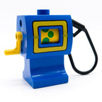 LEGO DUPLO Zapfsäule für Tankstelle mit Zapfpistole und Kurbel blau dpumpc01pb01 - nerdyvana.com
