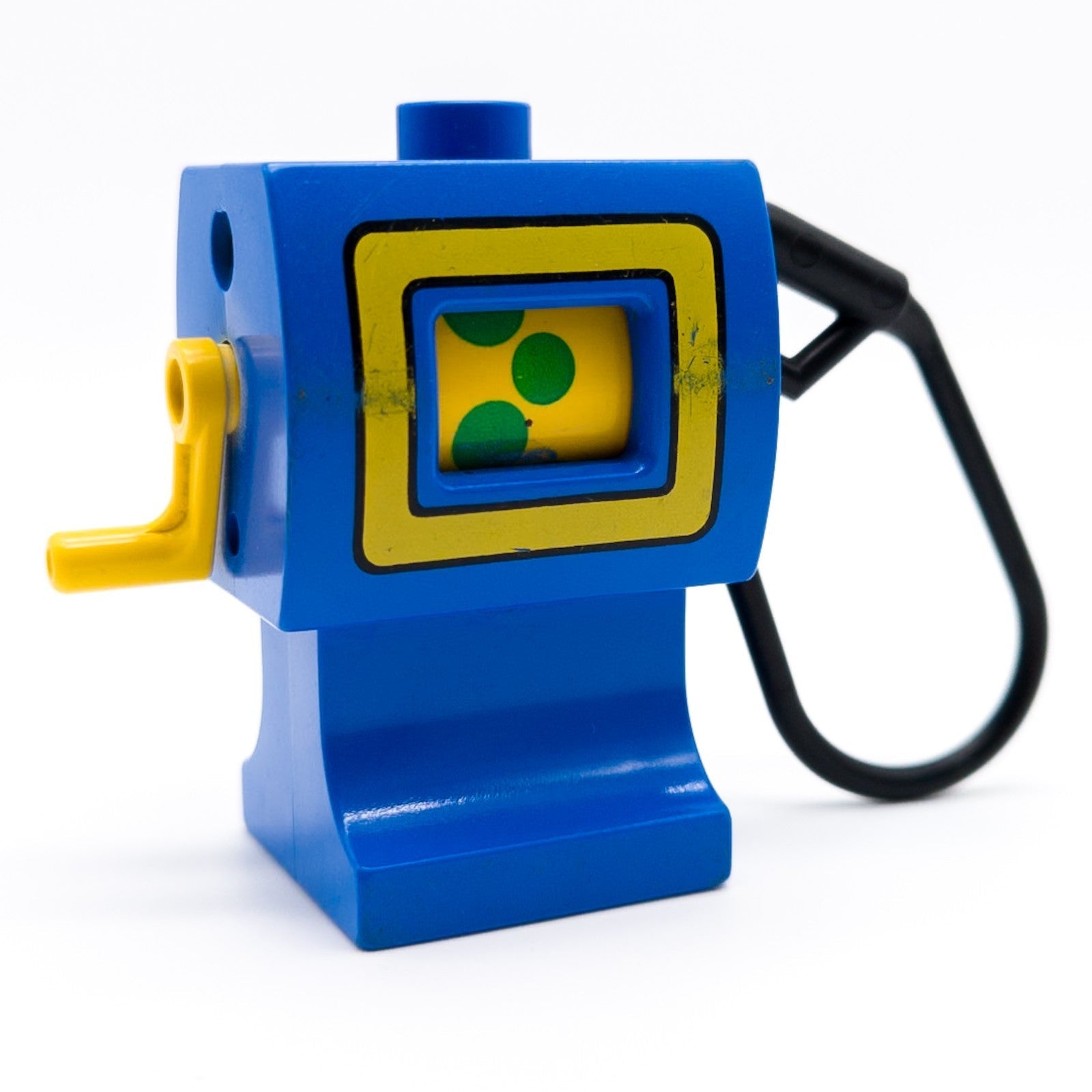 LEGO DUPLO Zapfsäule für Tankstelle mit Zapfpistole und Kurbel blau dpumpc01pb01 - nerdyvana.com