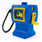 LEGO DUPLO Zapfsäule für Tankstelle mit Zapfpistole und Kurbel blau dpumpc01pb01 - nerdyvana.com