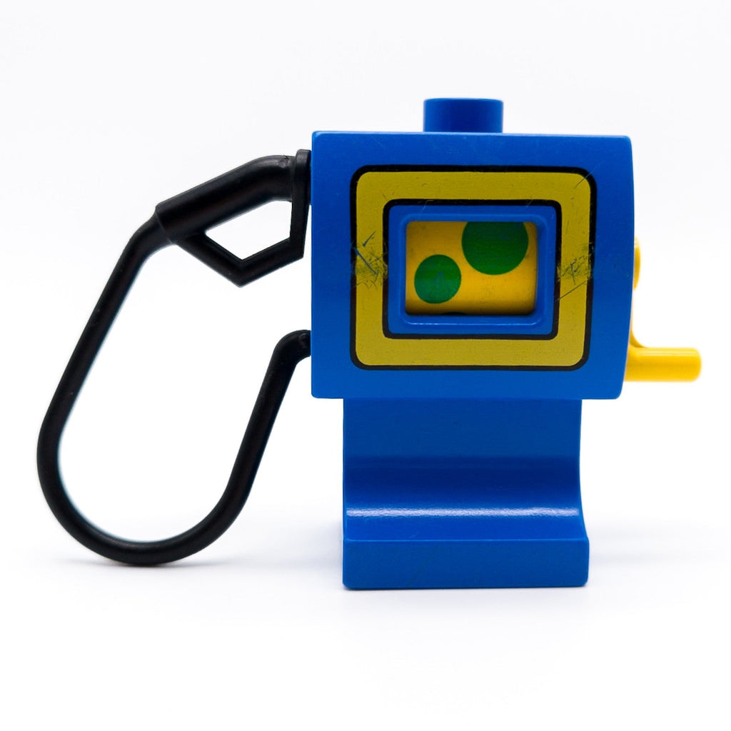 LEGO DUPLO Zapfsäule für Tankstelle mit Zapfpistole und Kurbel blau dpumpc01pb01 - nerdyvana.com
