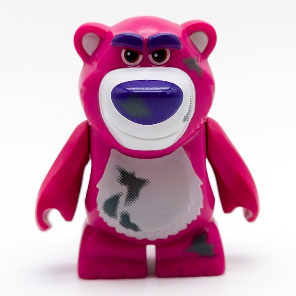 LEGO Lotso Bär Disney Pixar Toy Story 3 Knuddelbär 2010 pink 7596 7599 lotso2 - nerdyvana.com