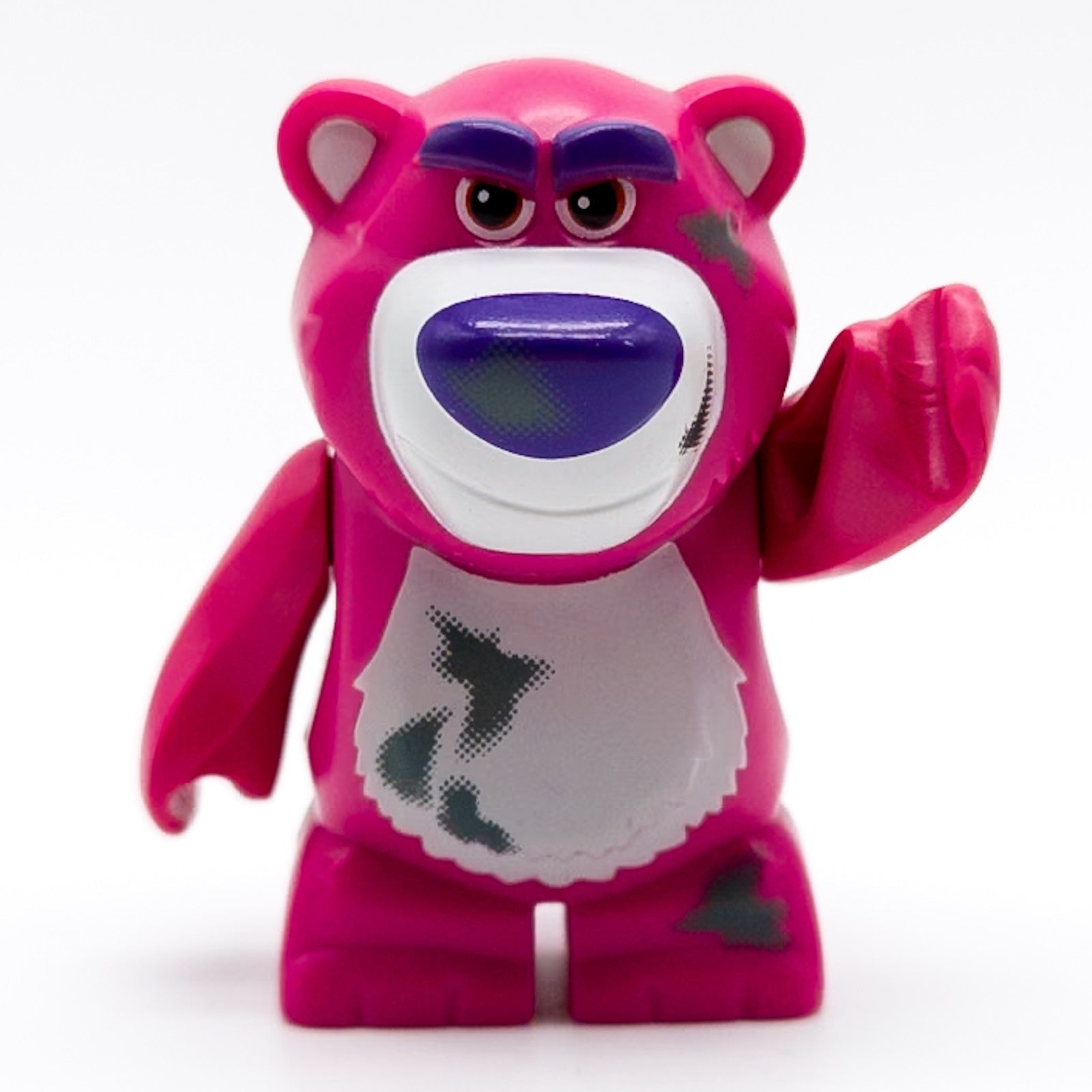 LEGO Lotso Bär Disney Pixar Toy Story 3 Knuddelbär 2010 pink 7596 7599 lotso2 - nerdyvana.com