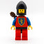 LEGO Minifigur cas222 Crusader Lion rote Beine schwarze Hüfte 1984 - nerdyvana.com
