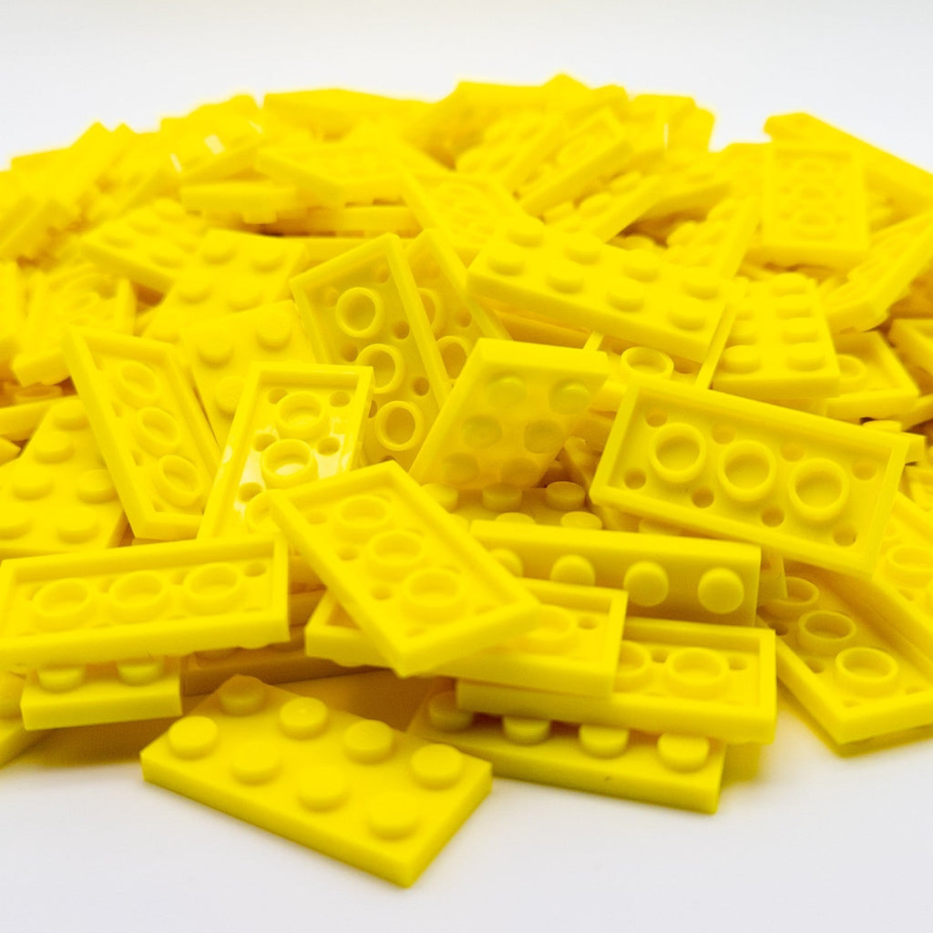 LEGO Platte 2x4 Neon Gelb 3020 Stein Bauplatte für MOC ab 10 Stück - Neuware - nerdyvana.com