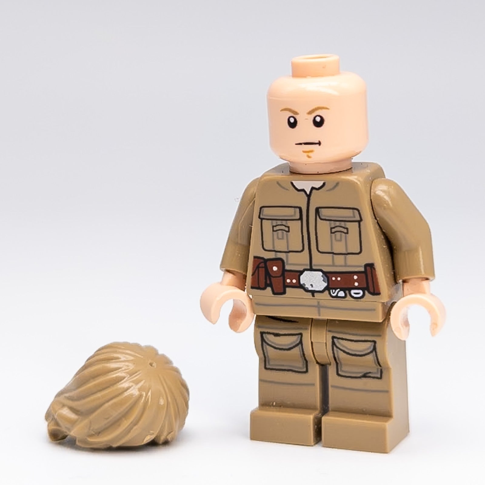 LEGO Star Wars Luke Skywalker Minifigur Cloud City 2018 Dark Tan Shirt SW0971 - nerdyvana.com