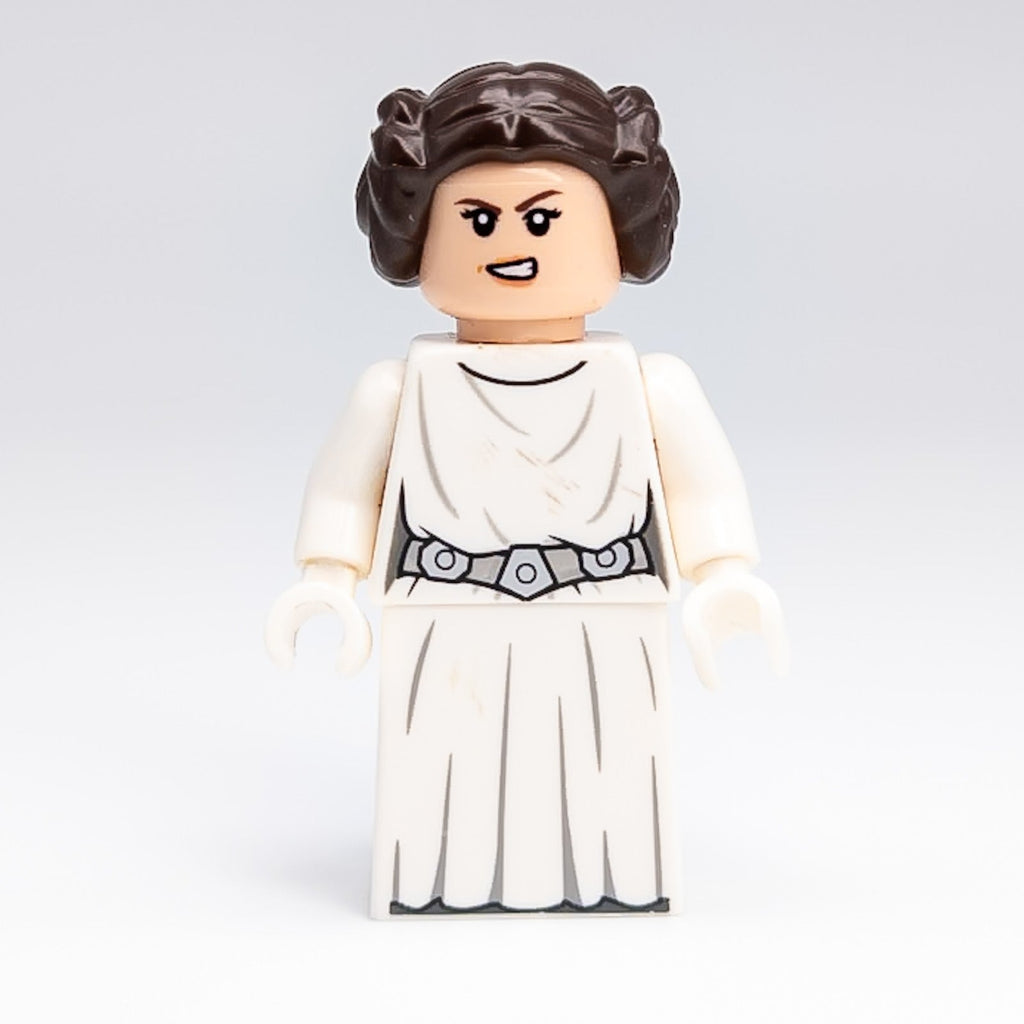 LEGO Star Wars Minifigur Prinzessin Leia Weißes Kleid Gürtel SW1036 aus 75244 - nerdyvana.com