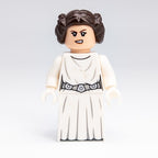 LEGO Star Wars Minifigur Prinzessin Leia Weißes Kleid Gürtel SW1036 aus 75244 - nerdyvana.com