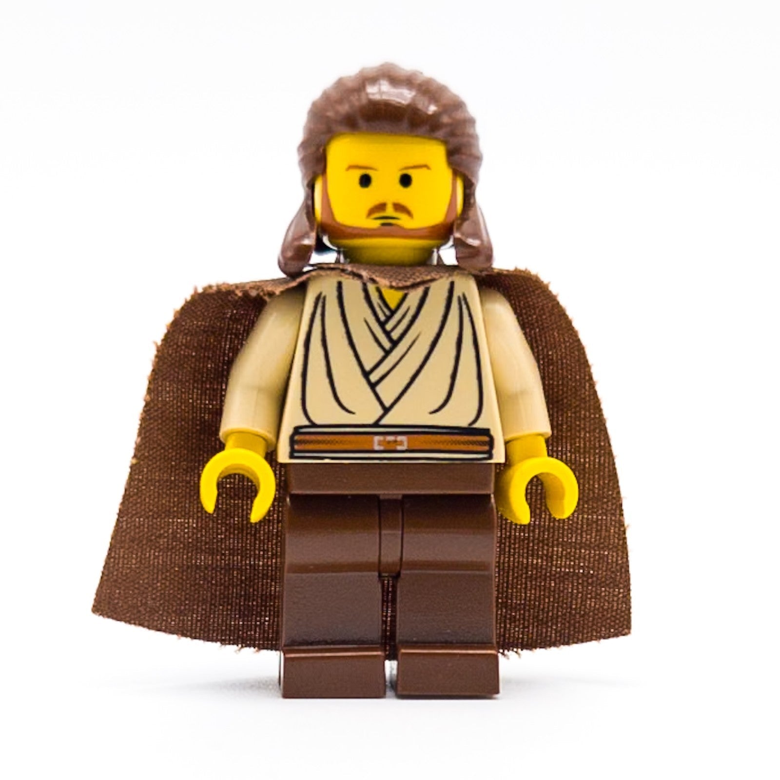 LEGO Star Wars Qui - Gon Jinn sw0027 Yellow Head 7171 7161 Cape 1999 Episode 1 - nerdyvana.com