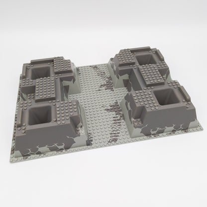 LEGO System 3D Grundplatte aus Set 4990 Rock Raiders HQ 32x48x6 1999 30271px3 - nerdyvana.com