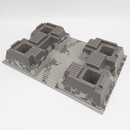 LEGO System 3D Grundplatte aus Set 4990 Rock Raiders HQ 32x48x6 1999 30271px3 - nerdyvana.com