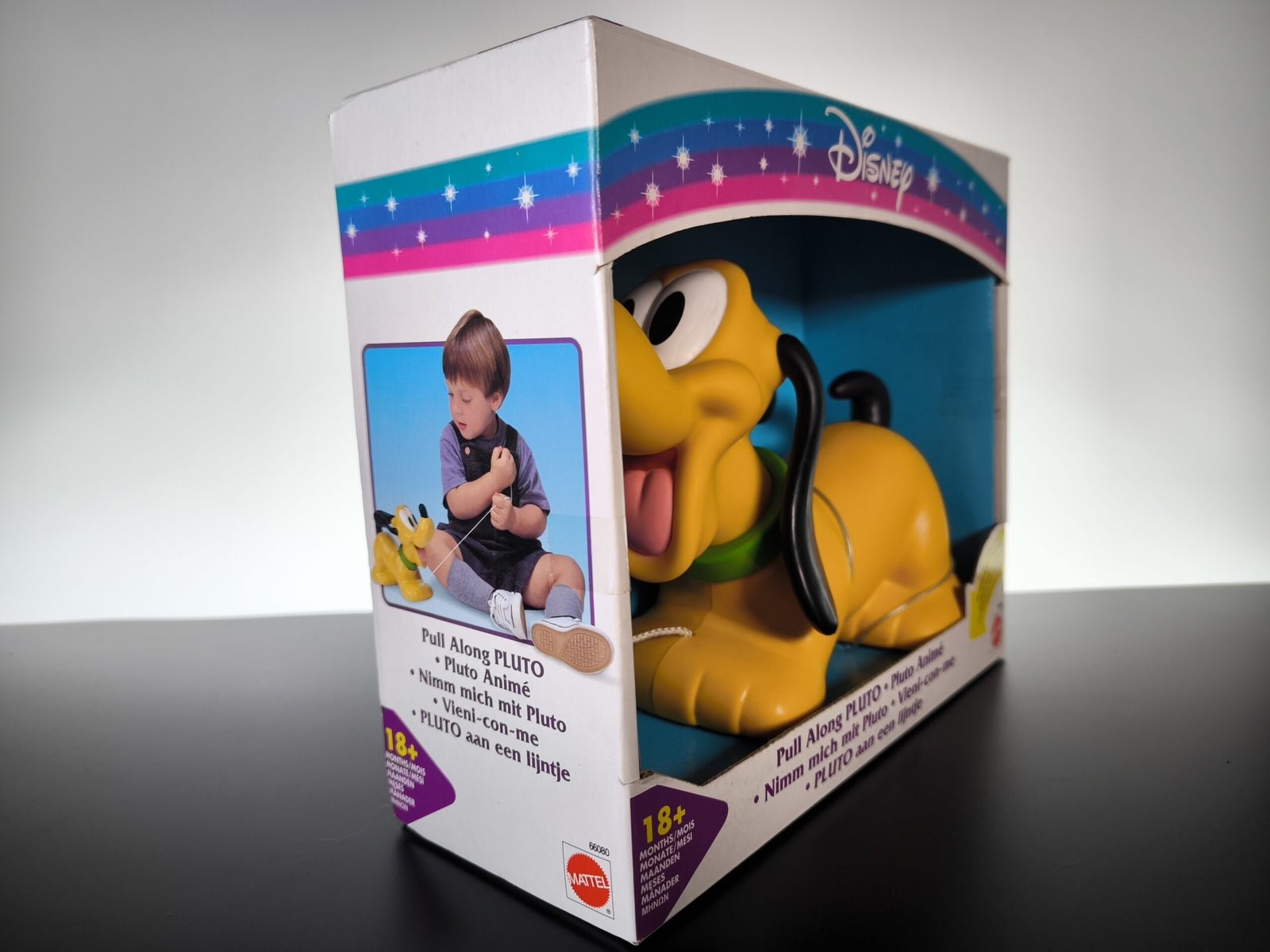 Mattel Disney Pull - Along Pluto 66080 Neu OVP 90er Musik Laufspielzeug Rarität - nerdyvana.com
