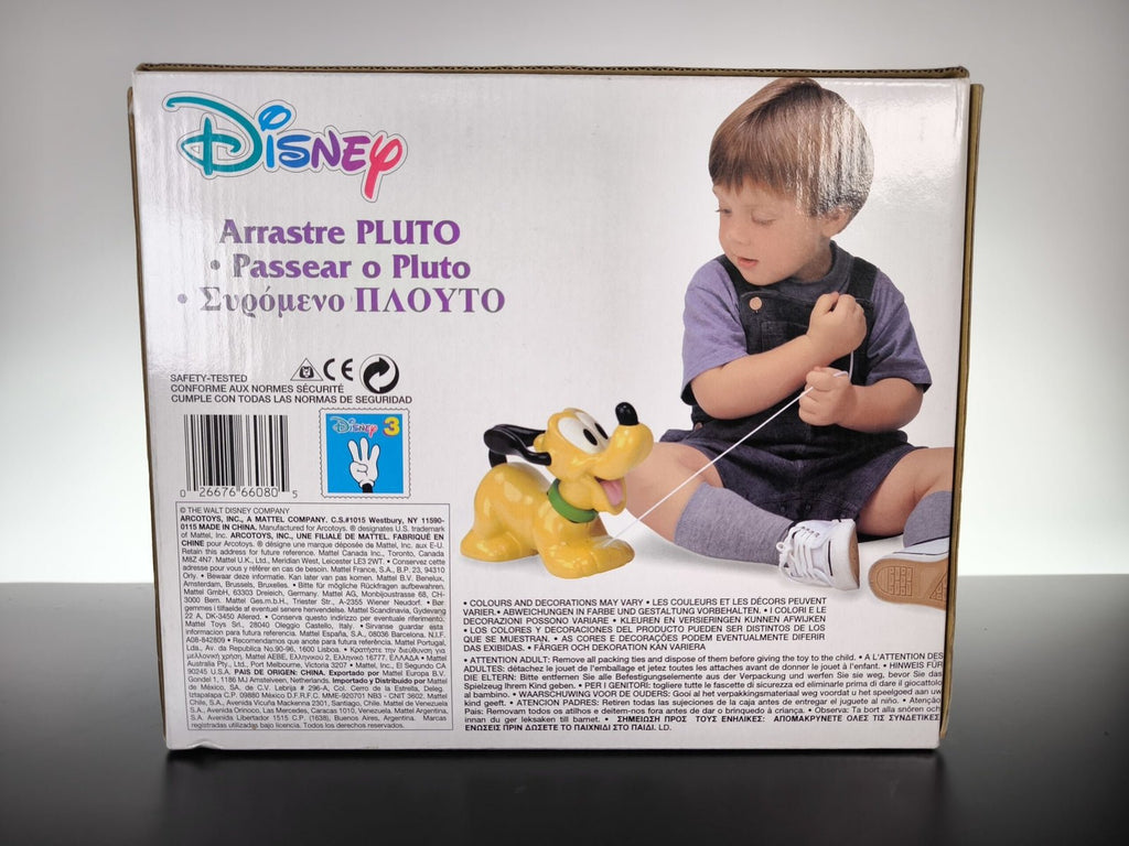 Mattel Disney Pull - Along Pluto 66080 Neu OVP 90er Musik Laufspielzeug Rarität - nerdyvana.com