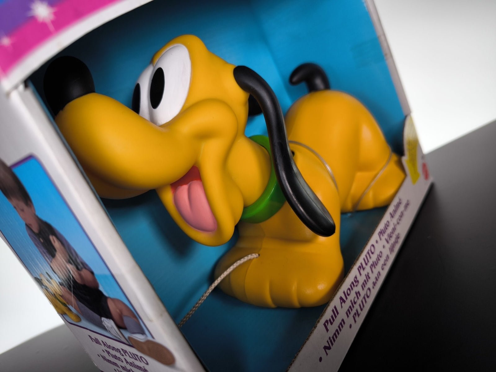 Mattel Disney Pull-Along Pluto 66080 Neu OVP 90er Musik Laufspielzeug Rarität Zweitbild