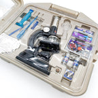 Microscope Deluxe Set Idee+Spiel 100x 600x 1200x Mikroskopkasten 90er NEU & OVP - nerdyvana.com