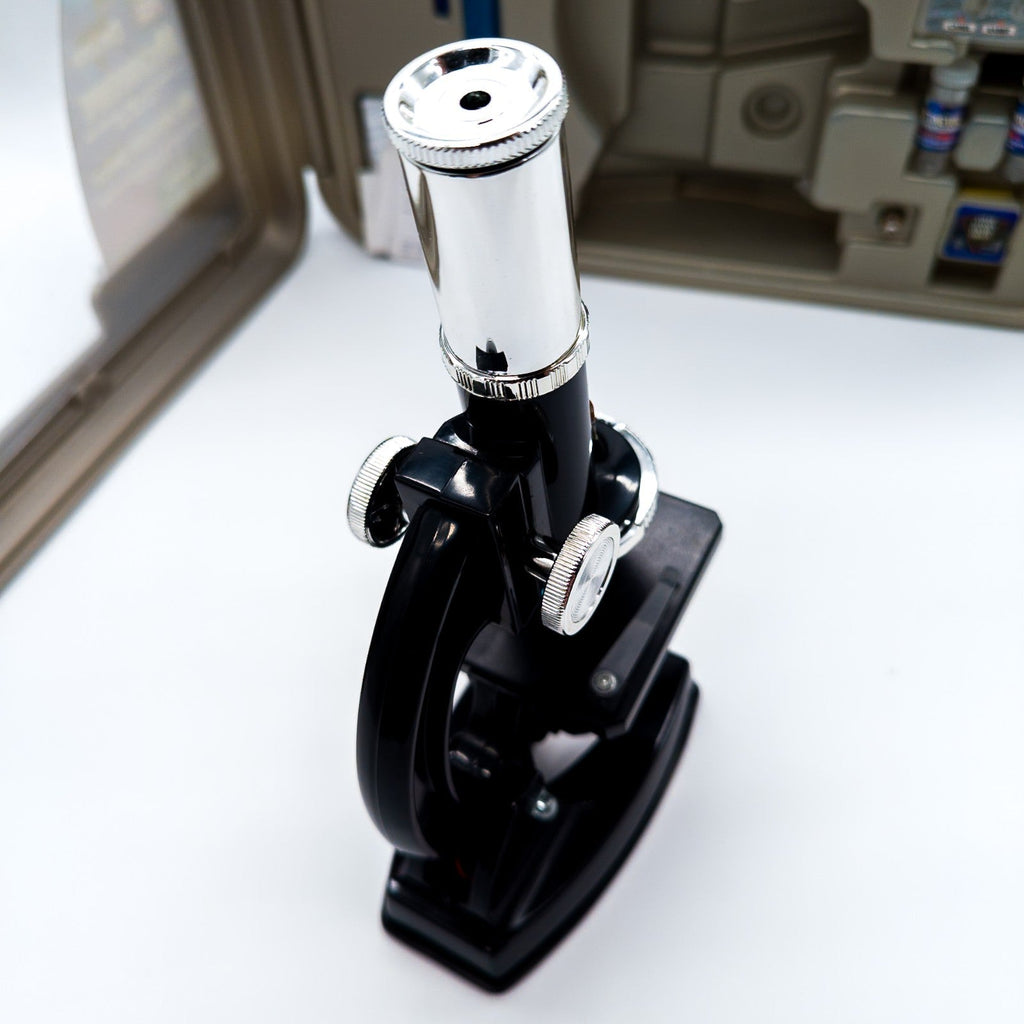 Microscope Deluxe Set Idee+Spiel 100x 600x 1200x Mikroskopkasten 90er NEU & OVP - nerdyvana.com