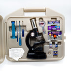 Microscope Deluxe Set Idee+Spiel 100x 600x 1200x Mikroskopkasten 90er NEU & OVP - nerdyvana.com