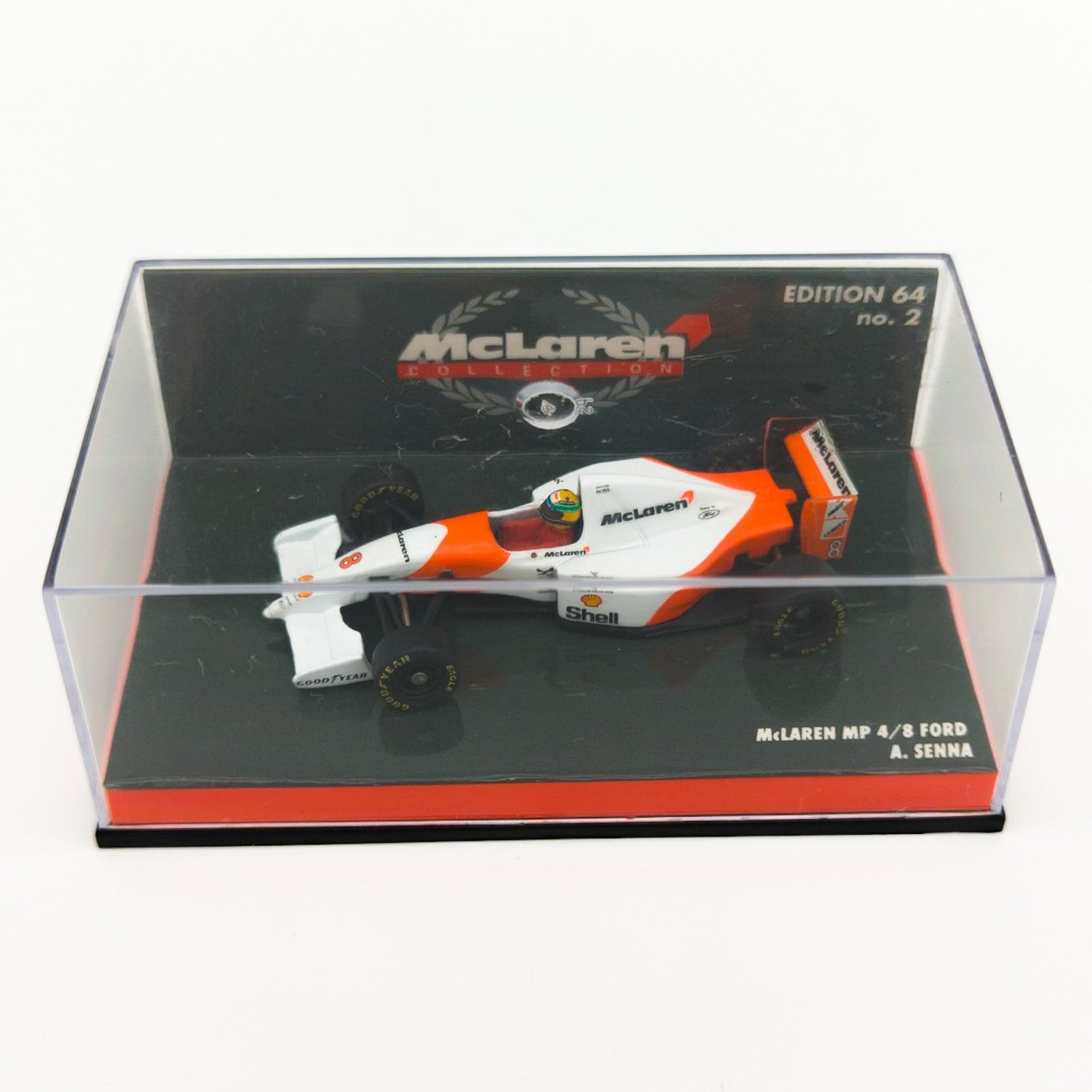 Minichamps McLaren MP4/8 Ayrton Senna 1993 Edition 64 Nr. 2 1:64 - nerdyvana.com