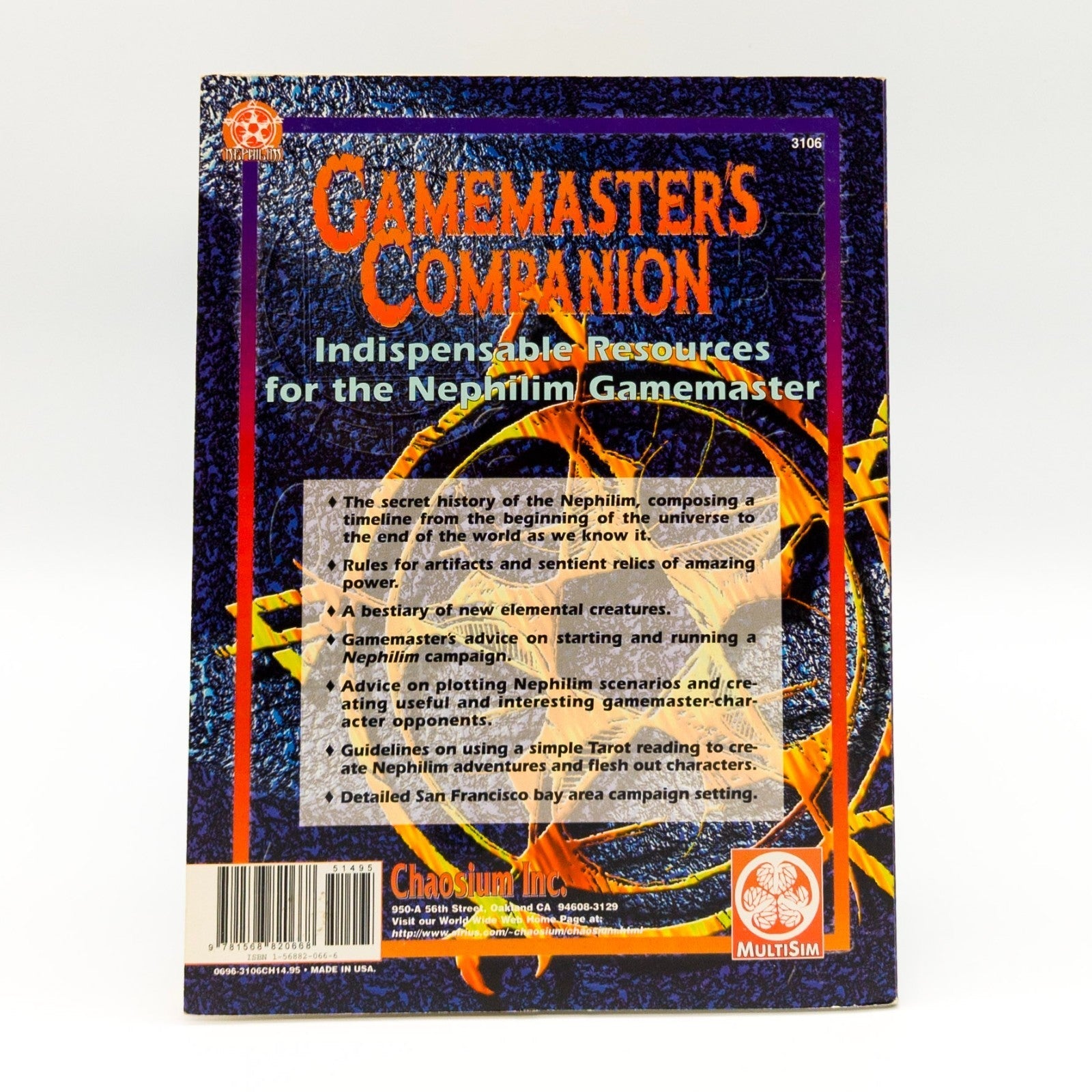 Nephilim Gamemaster’s Companion Chaosium Inc 1996 Rollenspiel Erweiterung - nerdyvana.com