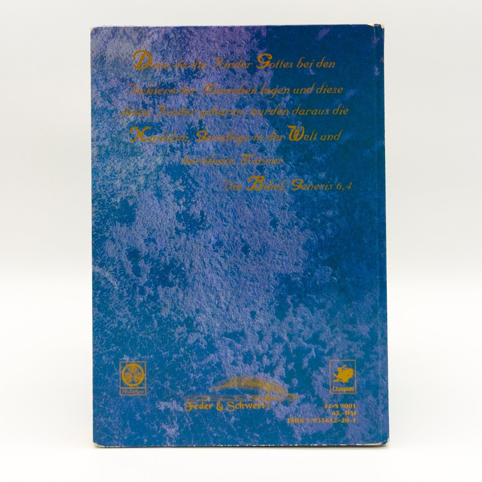 Nephilim Rollenspiel Regelwerk Feder & Schwert 1996 Hardcover - nerdyvana.com