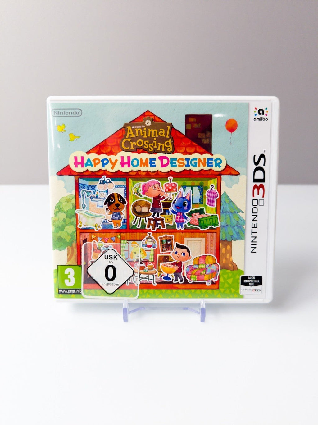 Nintendo 3DS Animal Crossing Happy Home Designer CIB top amiibo kompatibel - nerdyvana.com