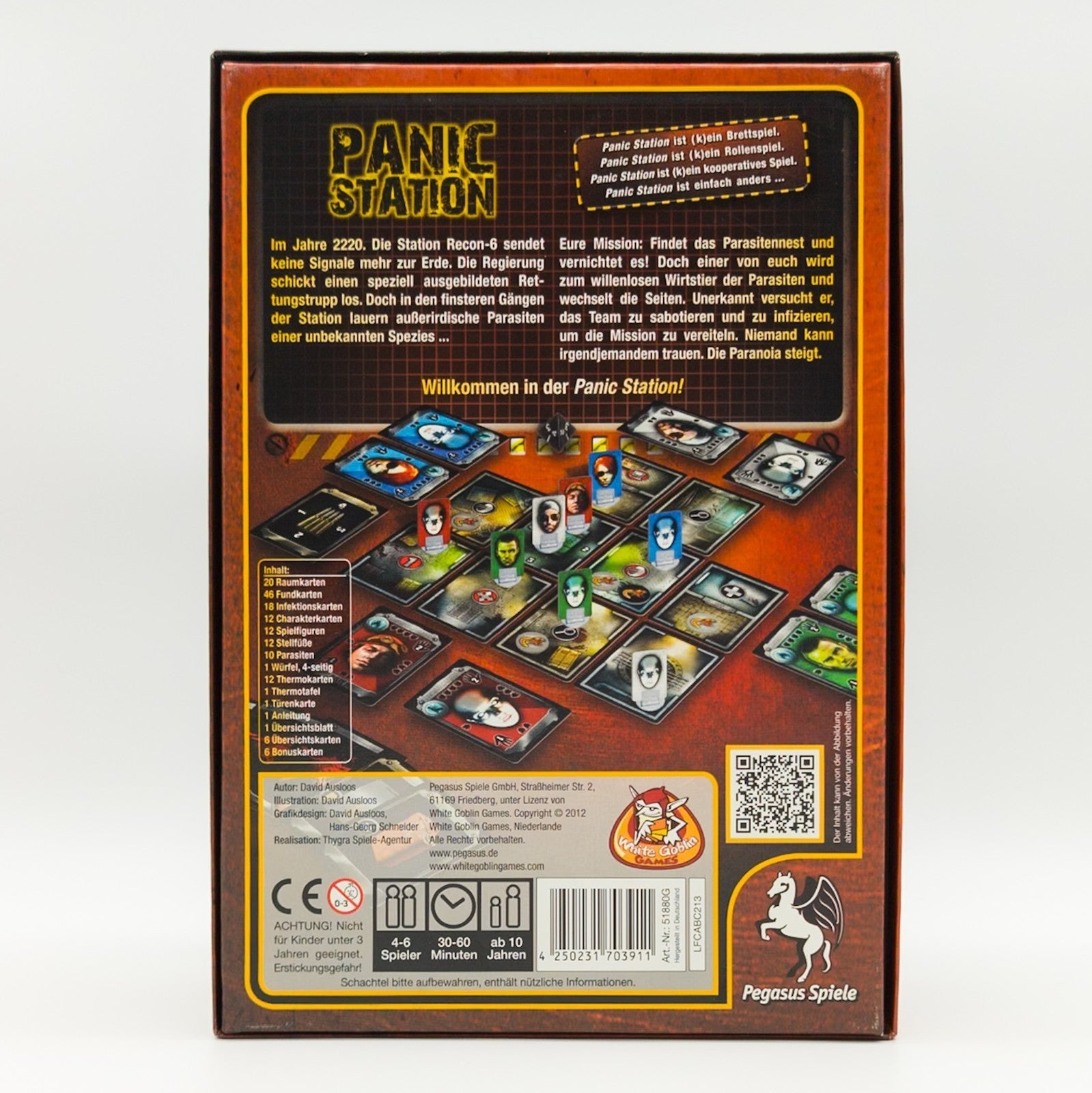 Pegasus Spiele Panic Station Brettspiel vollständig Sammlerzustand 2012 Zweitbild