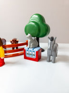 PLAYMOBIL 1.2.3 Junior Bauernhof Figuren-Set mit Kühen Pferd & Katze nerdycustom - nerdyvana.com