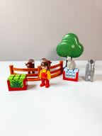 PLAYMOBIL 1.2.3 Junior Bauernhof Figuren-Set mit Kühen Pferd & Katze nerdycustom - nerdyvana.com