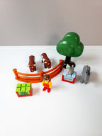 PLAYMOBIL 1.2.3 Junior Bauernhof Figuren-Set mit Kühen Pferd & Katze nerdycustom - nerdyvana.com