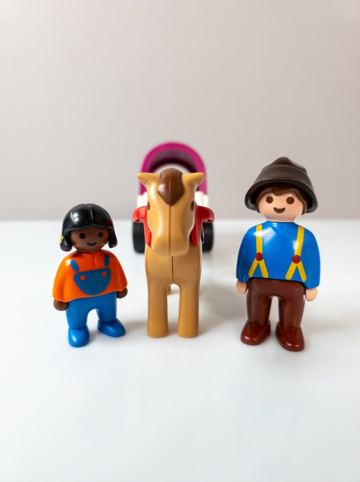 PLAYMOBIL 1.2.3 Junior Pferdehof Bauernhof Wagen Figuren nerdycustom MOC Edition - nerdyvana.com