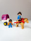 PLAYMOBIL 1.2.3 Junior Pferdehof Bauernhof Wagen Figuren nerdycustom MOC Edition - nerdyvana.com