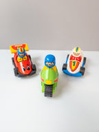 PLAYMOBIL 1.2.3 Junior Rennfahrer Figuren Team Rennautos & Motorrad nerdycustom - nerdyvana.com
