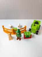 PLAYMOBIL 1.2.3 Junior Schäfer & Schafe Hund Traktor Bauernhof nerdycustom - nerdyvana.com