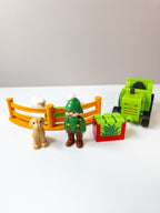 PLAYMOBIL 1.2.3 Junior Schäfer & Schafe Hund Traktor Bauernhof nerdycustom - nerdyvana.com
