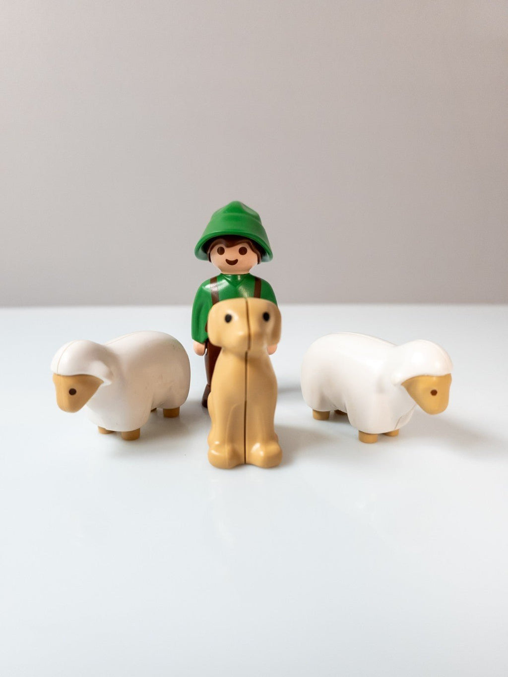 PLAYMOBIL 1.2.3 Junior Schäfer & Schafe Hund Traktor Bauernhof nerdycustom - nerdyvana.com