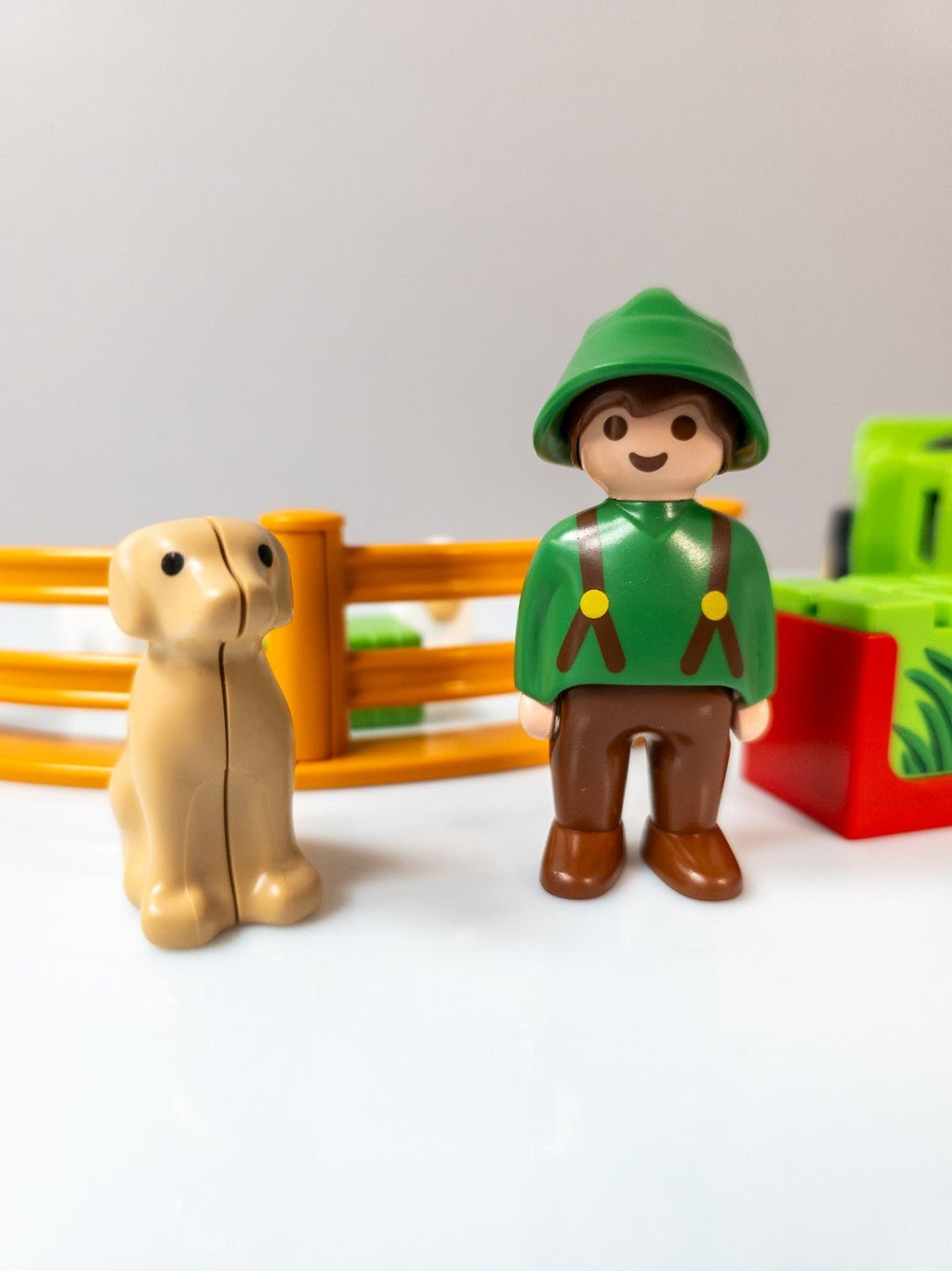 PLAYMOBIL 1.2.3 Junior Schäfer & Schafe Hund Traktor Bauernhof nerdycustom - nerdyvana.com