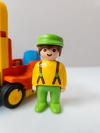 PLAYMOBIL 1.2.3 Junior Staplerfahrer Klaus Gabelstapler Lager nerdycustom - nerdyvana.com