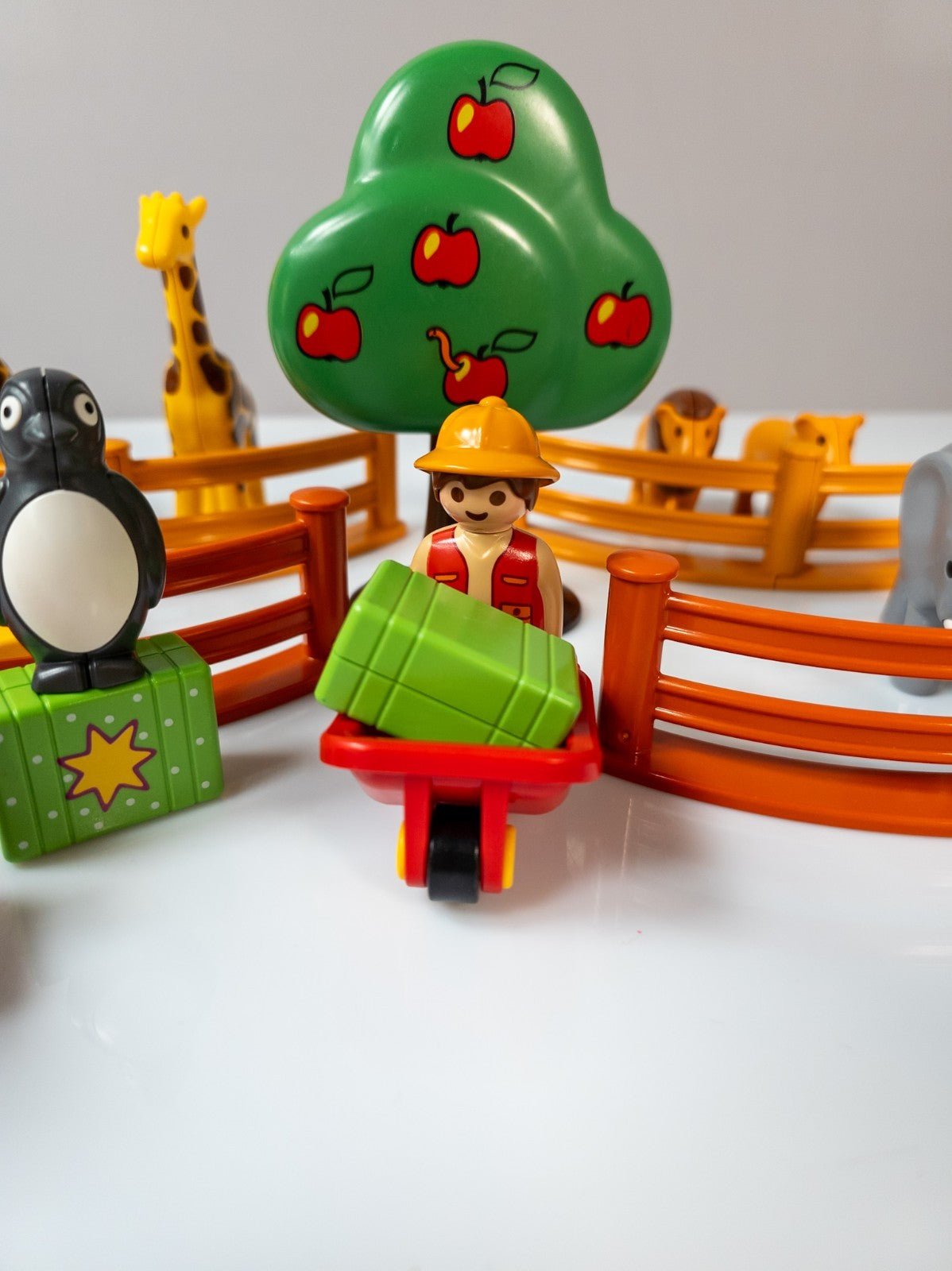 PLAYMOBIL 1.2.3 Junior Zoo mit Tieren Figuren Zubehör nerdycustom - nerdyvana.com