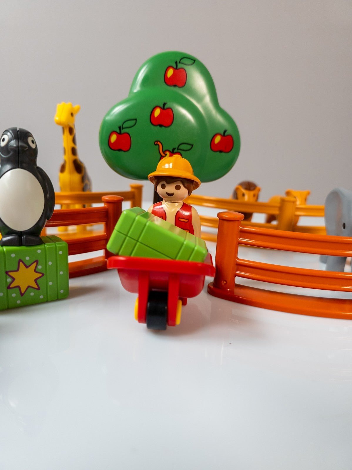 PLAYMOBIL 1.2.3 Junior Zoo mit Tieren Figuren Zubehör nerdycustom - nerdyvana.com